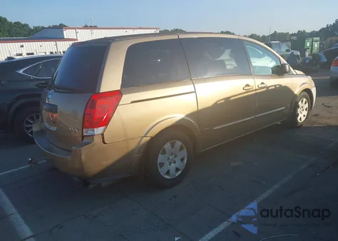 2004 Nissan Quest S/Se/Sl из США, поврежденный, VIN 5N1BV28U94N315719